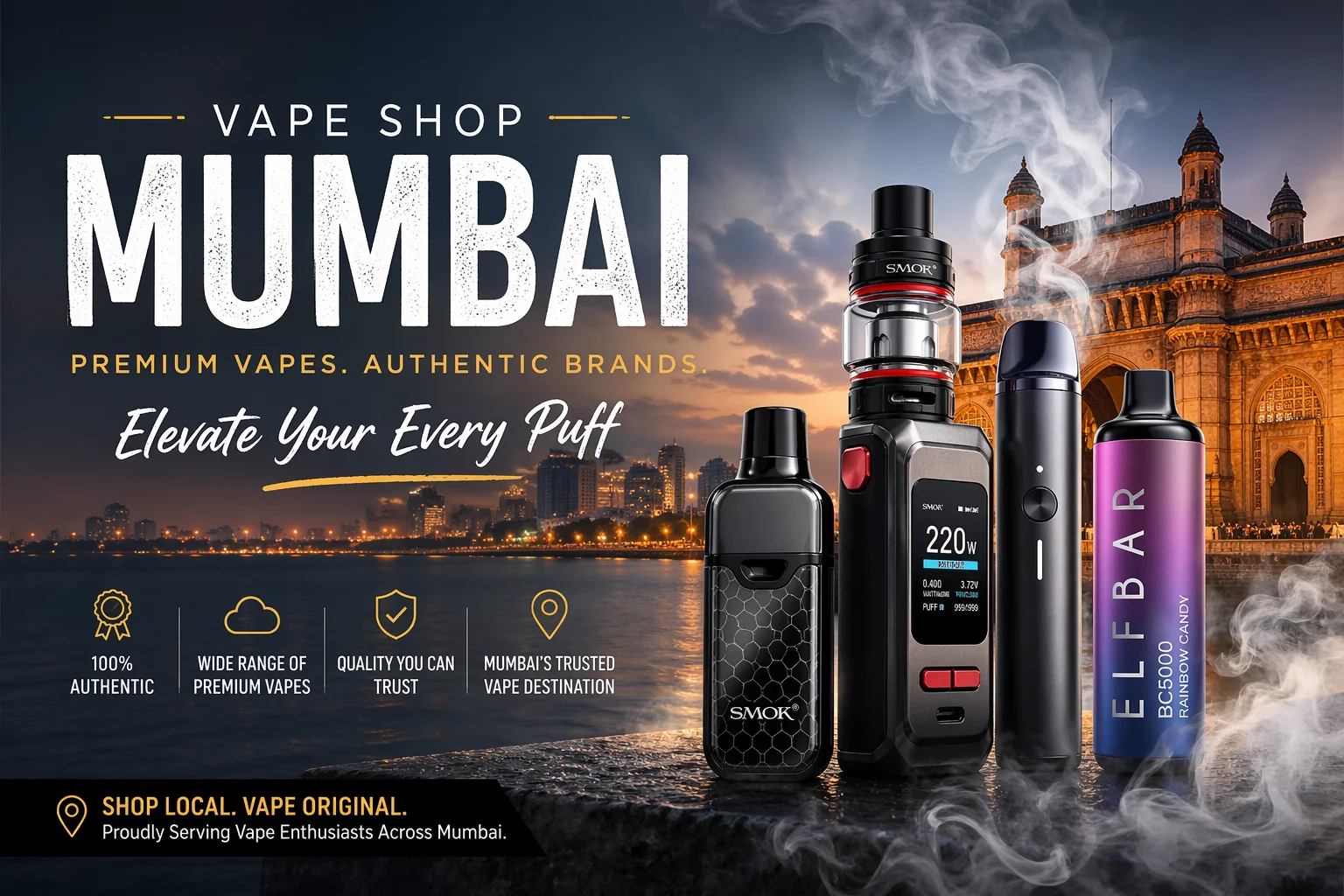 Vape Shop Mumbai - Delivering Premium Electronic Cigarettes